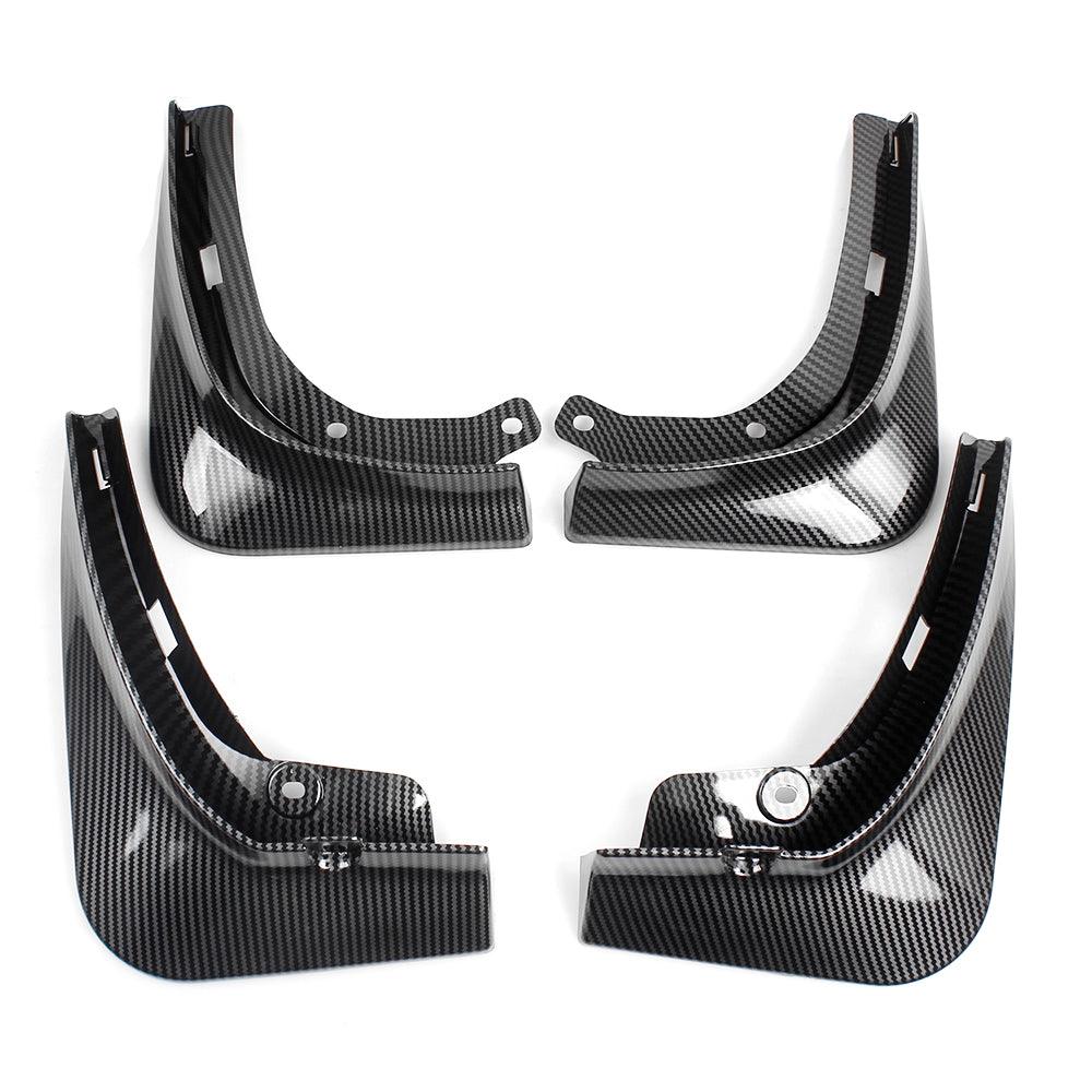 Carbon Fiber Car Mud Flaps Splash Guard Fender Mudguard for Tesla 17-21 Model 3