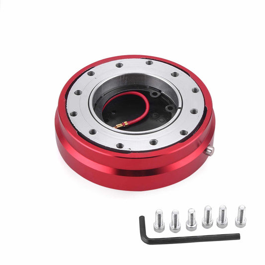 Universal Racing Quick Release Steering Wheel Full Kit Slim High-Strength