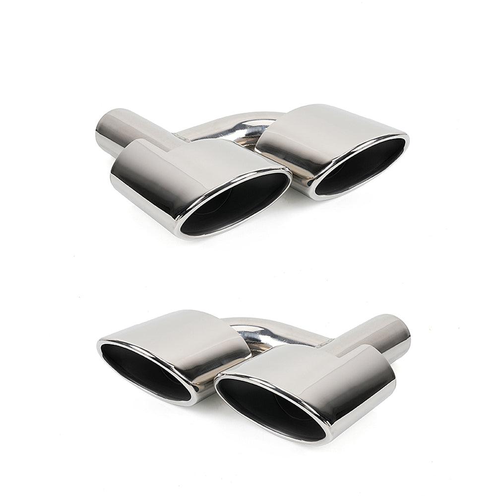 2011-2014 Mercedes Benz C Class W204 Dual Exhaust Tips Exhaust Muffler