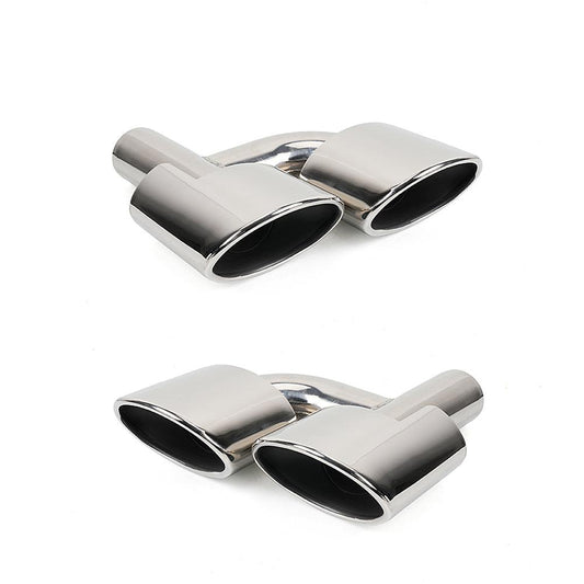 2011-2014 Mercedes Benz C Class W204 Dual Exhaust Tips Exhaust Muffler