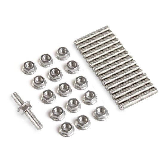 16 Pcs Exhaust Manifold Stud Nuts kit for Ford 4.6 & 5.4 Liter V8