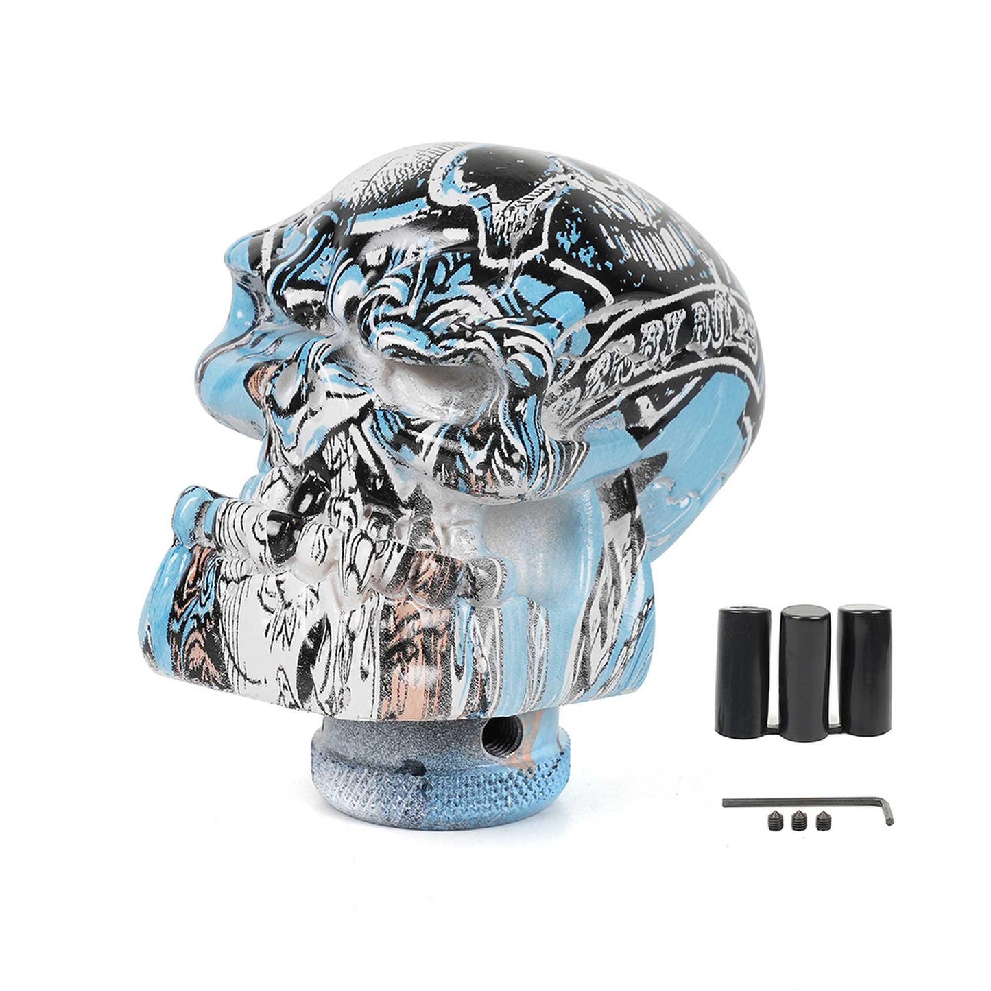 Universal Resin Shift Knob Skull Gear Shifter Knob