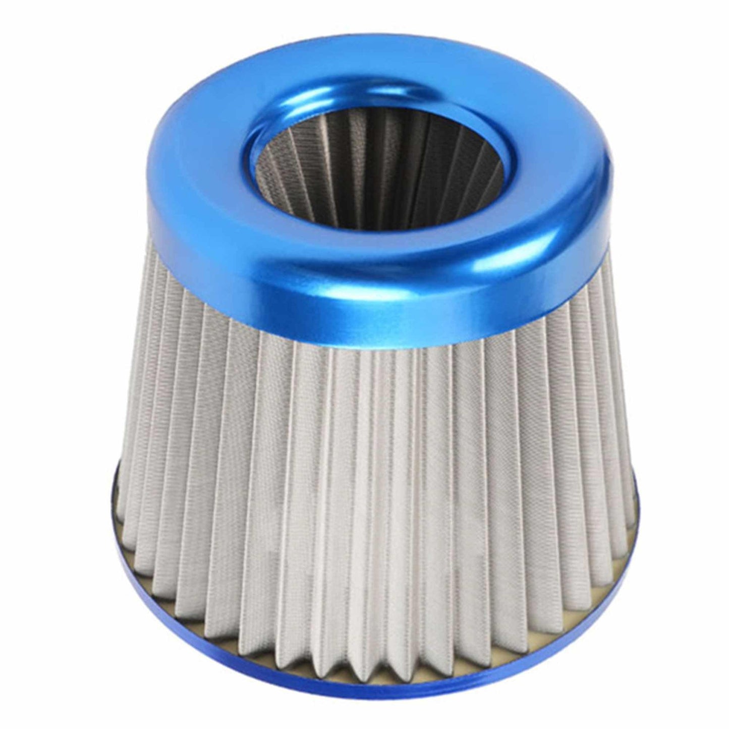 Universal 76mm High Performance Cold Air Filter Clamp-On Air Intake Filter Washable Filter