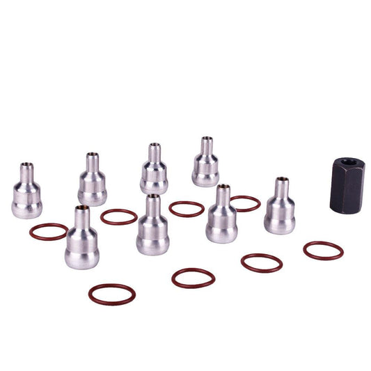 8 Pcs/Set 6.0L High Pressure Oil Rail Ball Tube Repair Kit with Tool New for Ford F-250/F-350 2003-2010