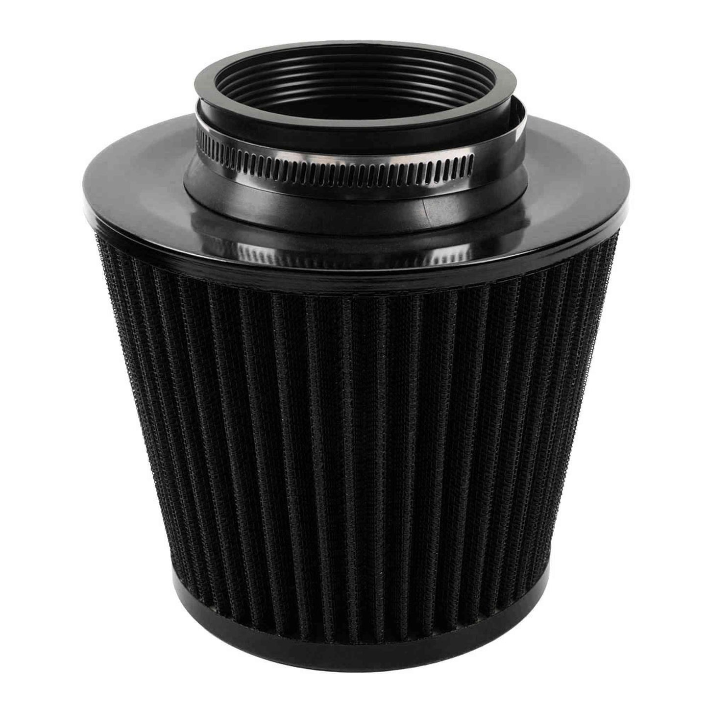 Universal 76mm High Performance Cold Air Filter Clamp-On Air Intake Filter Washable Filter