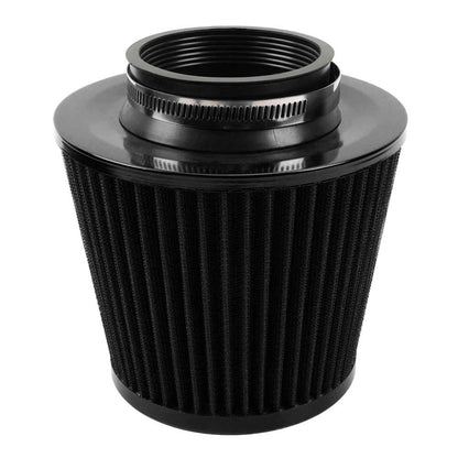Universal 76mm High Performance Cold Air Filter Clamp-On Air Intake Filter Washable Filter