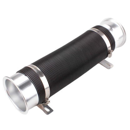 Universal 76mm Car Cold Air Turbo Intake Inlet Pipe Adjustable Flexible Duct Tube Hose Cold Feed Duct Pipe
