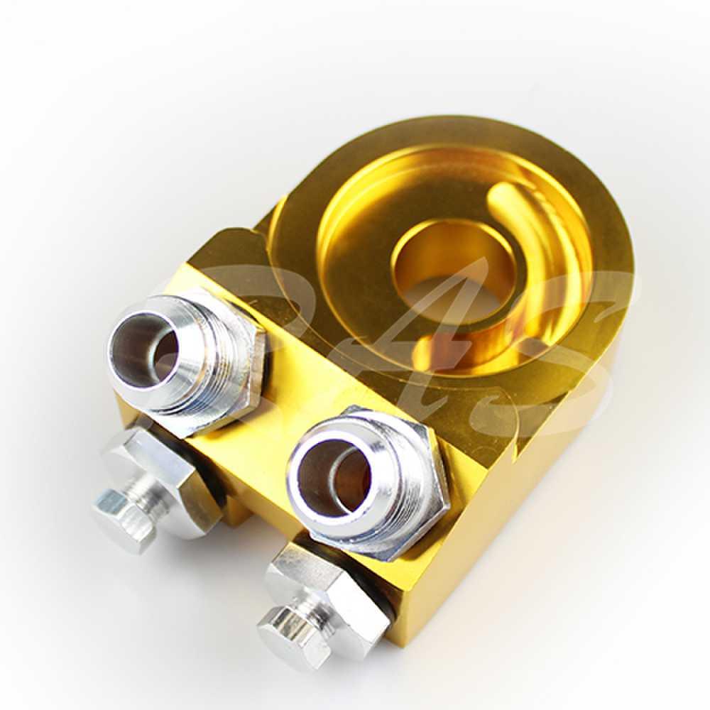 AN10 Oil Filter Sandwich Plate Adapter Oil Cooler Sandwich Turbo T3 T4 Engine Plate