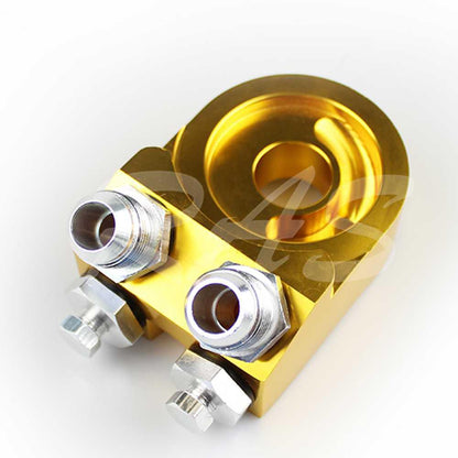 AN10 Oil Filter Sandwich Plate Adapter Oil Cooler Sandwich Turbo T3 T4 Engine Plate