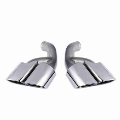 2015 Porsche Cayenne Dual Exhaust Tips Square Exhaust Muffler