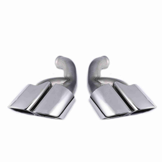 2015 Porsche Cayenne Dual Exhaust Tips Square Exhaust Muffler