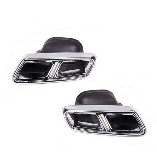2014-2016 Mercedes Benz S65 S63 E63 Class W212/W22 Dual Exhaust Tips Exhaust Muffler