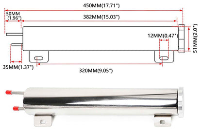Radiator Overflow Tank Bottle Catch Can Car Modification Cooling Parts