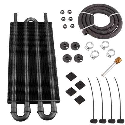 Universal Transmission Oil Cooler Kit 4/6/8 Pass Tube &  Fin Oil Cooler Kit