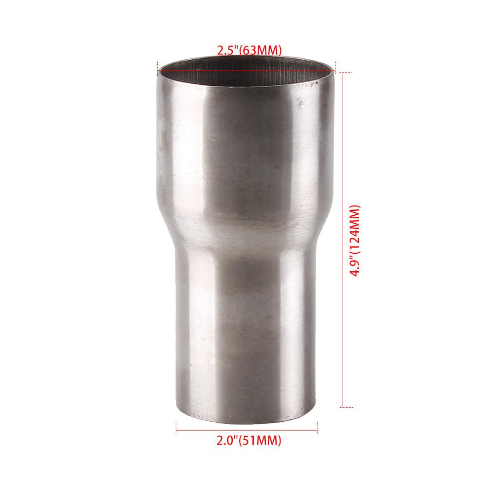 Universal Exhaust Reducer Connector Pipe Tube Adapter OD:2" 2.25'' 2.5'' 3''