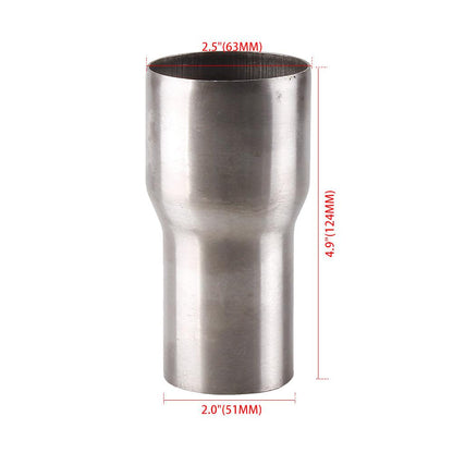 Universal Exhaust Reducer Connector Pipe Tube Adapter OD:2" 2.25'' 2.5'' 3''