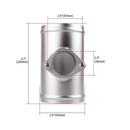 63/70/76mm Air Flow Sensor Mount Air Flow Meter Base For Cadillac Volkswagen Nissan
