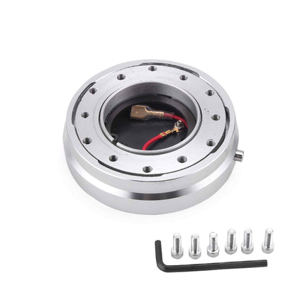 Universal Racing Quick Release Steering Wheel Full Kit Slim High-Strength