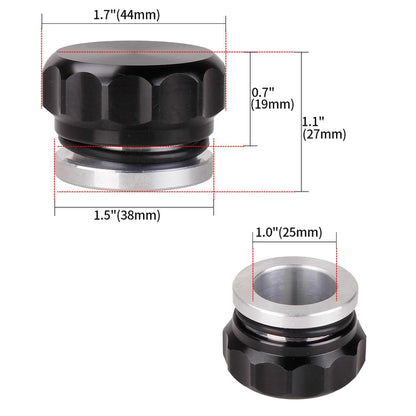 Aluminium Weld on Filler Neck and Cap Oil Fuel Surge Tank Water Tank Radiator Coolant Reservoir Cap