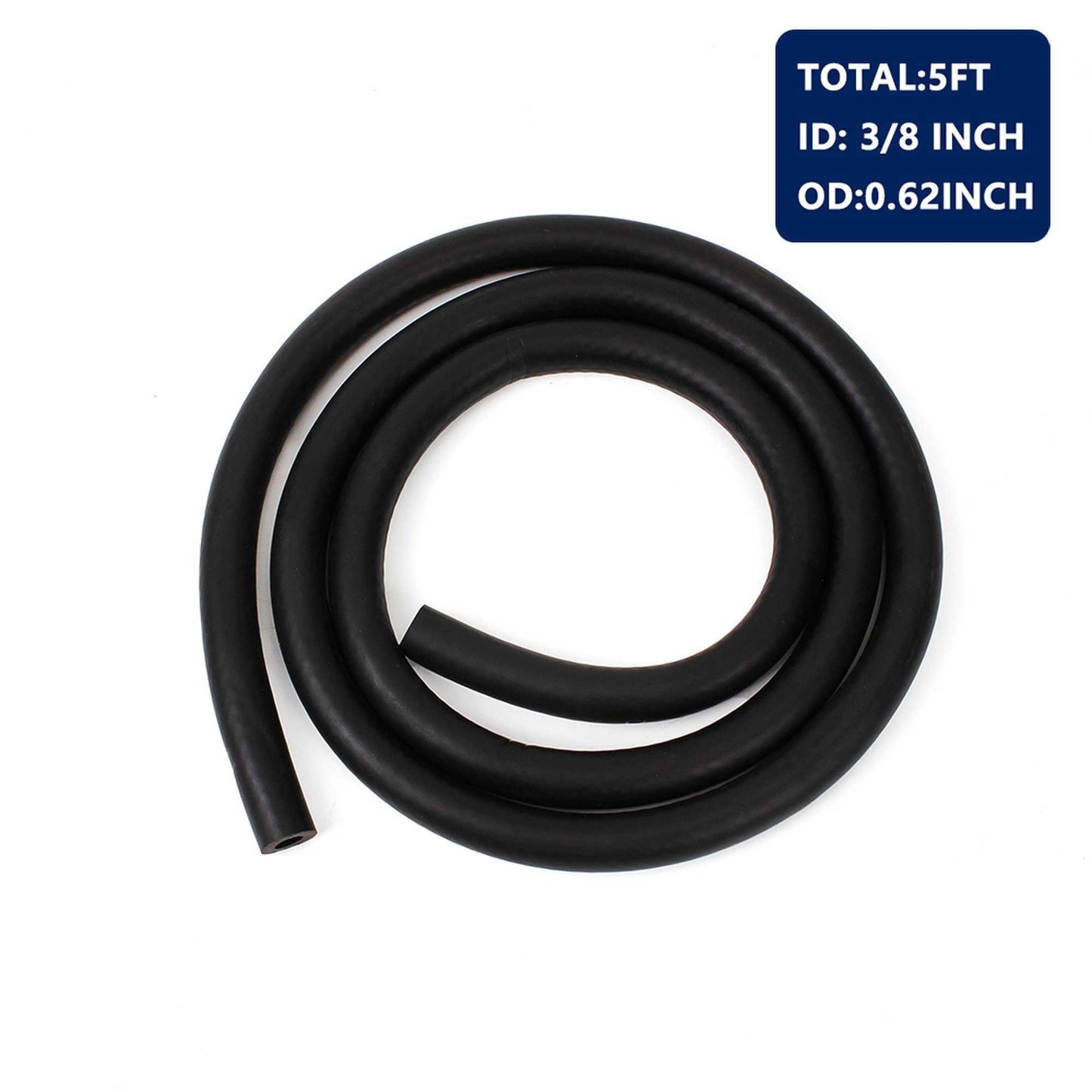 NBR Rubber Fuel Line Hose by Feet Small Engine Diesel Oil Gas Pipe Replacement