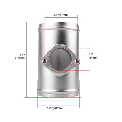 63/70/76mm Air Flow Sensor Mount Air Flow Meter Base For Cadillac Volkswagen Nissan