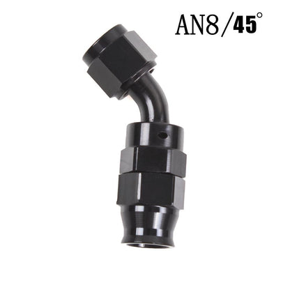 AN6 AN8 AN10 Straight 45 90 180 Degree Oil Fuel Swivel Hose End Fitting Oil Hose End Adaptor Kit