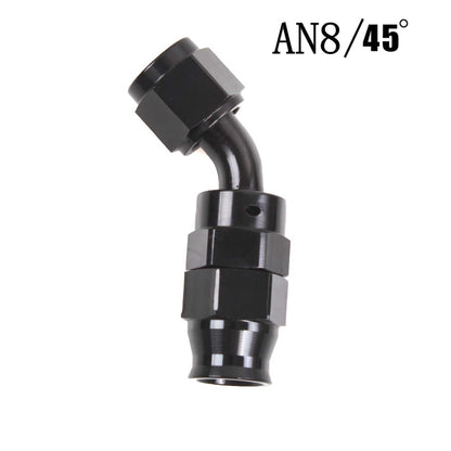 AN6 AN8 AN10 Straight 45 90 180 Degree Oil Fuel Swivel Hose End Fitting Oil Hose End Adaptor Kit