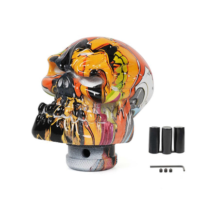 Universal Resin Shift Knob Skull Gear Shifter Knob