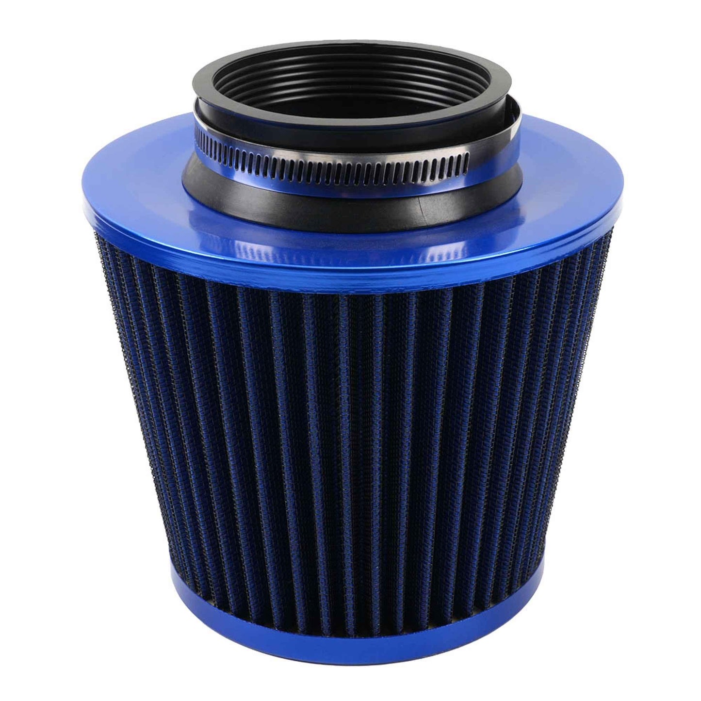 Universal 76mm High Performance Cold Air Filter Clamp-On Air Intake Filter Washable Filter