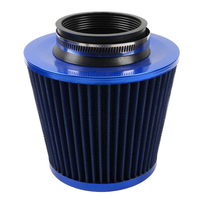 Universal 76mm High Performance Cold Air Filter Clamp-On Air Intake Filter Washable Filter