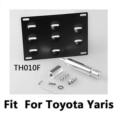 Front License Plate Bracket Car Tag Frame Holder 8 Holes Bumper Plate Mount