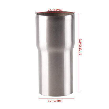 Universal Exhaust Reducer Connector Pipe Tube Adapter OD:2" 2.25'' 2.5'' 3''