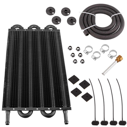 Universal Transmission Oil Cooler Kit 4/6/8 Pass Tube &  Fin Oil Cooler Kit