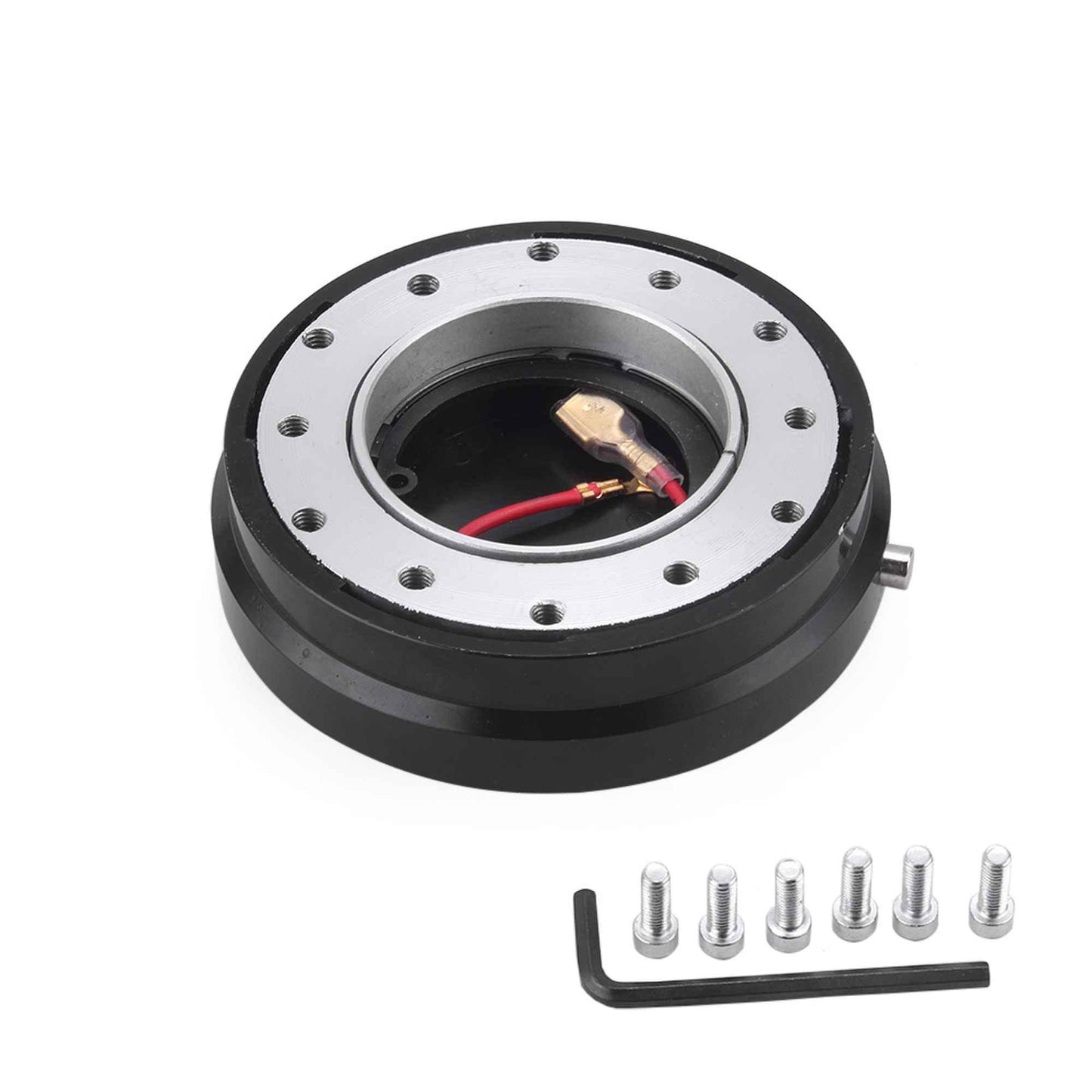 Universal Racing Quick Release Steering Wheel Full Kit Slim High-Strength