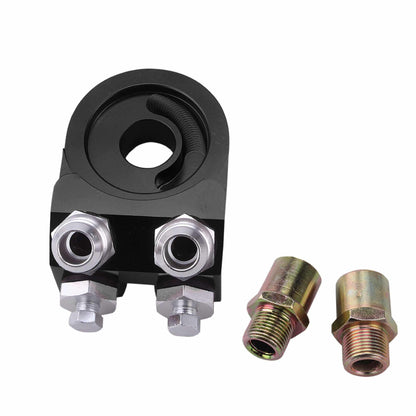 AN10 Oil Filter Sandwich Plate Adapter Oil Cooler Sandwich Turbo T3 T4 Engine Plate