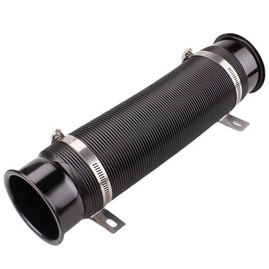 Universal 76mm Car Cold Air Turbo Intake Inlet Pipe Adjustable Flexible Duct Tube Hose Cold Feed Duct Pipe