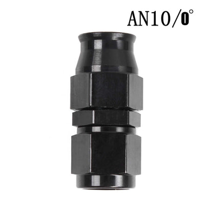 AN6 AN8 AN10 Straight 45 90 180 Degree Oil Fuel Swivel Hose End Fitting Oil Hose End Adaptor Kit