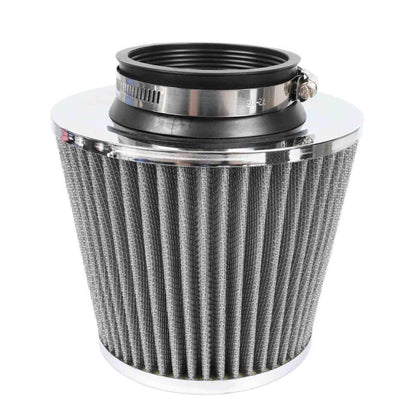 Universal 76mm High Performance Cold Air Filter Clamp-On Air Intake Filter Washable Filter