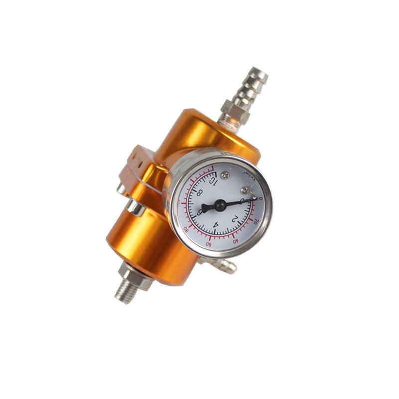 Universal Adjustable Fuel Pressure Regulator Gauge 0-140 PSI EF EG EK D16