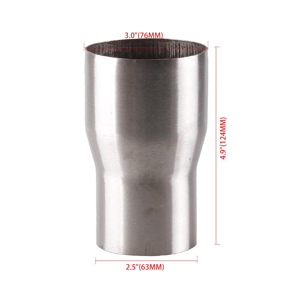 Universal Exhaust Reducer Connector Pipe Tube Adapter OD:2" 2.25'' 2.5'' 3''