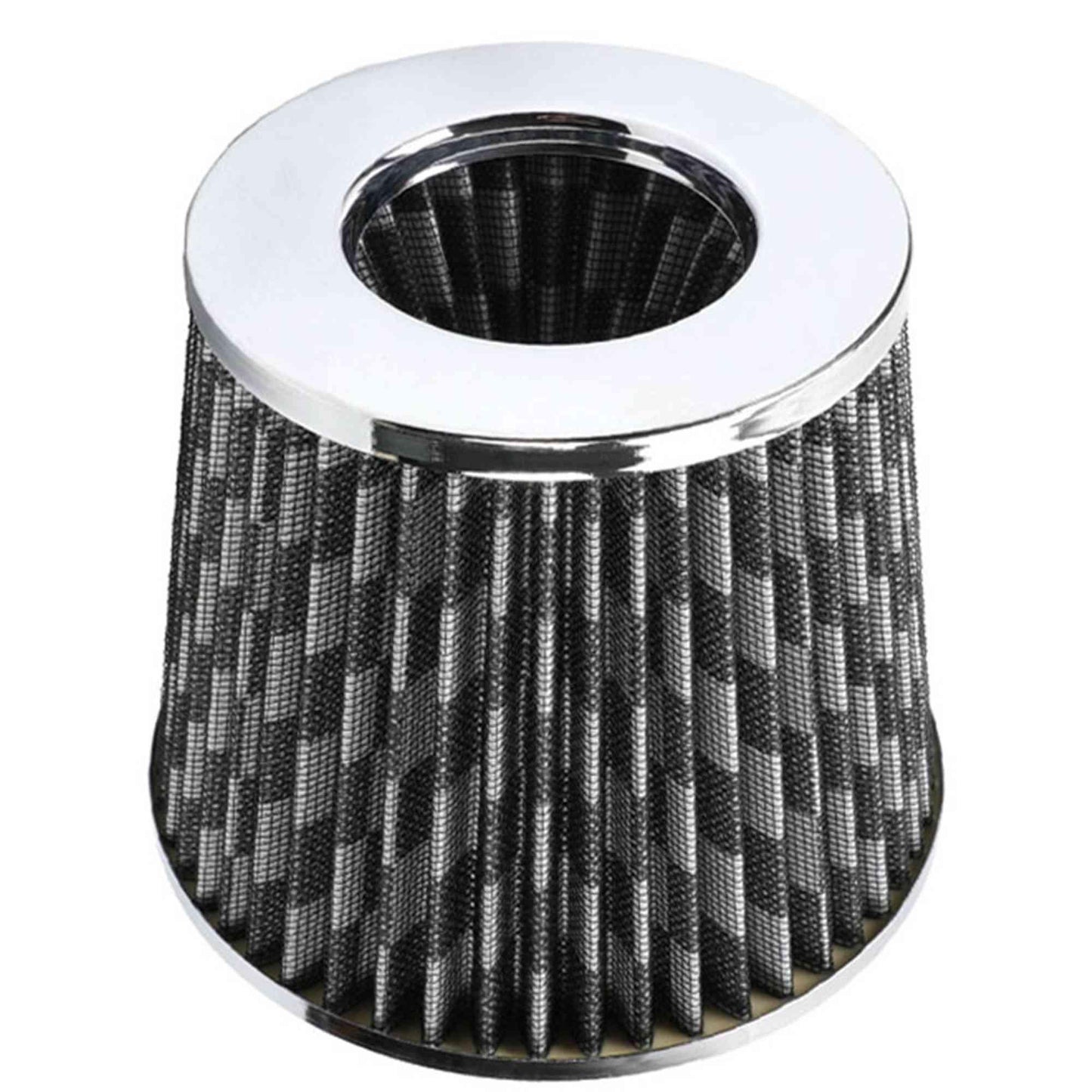 Universal 76mm High Performance Cold Air Filter Clamp-On Air Intake Filter Washable Filter