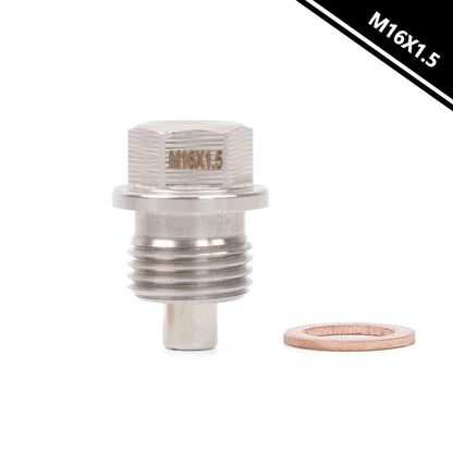 Universal Stainless Steel Magnetic Oil Drain Plug & Oil Drain Sump Nut