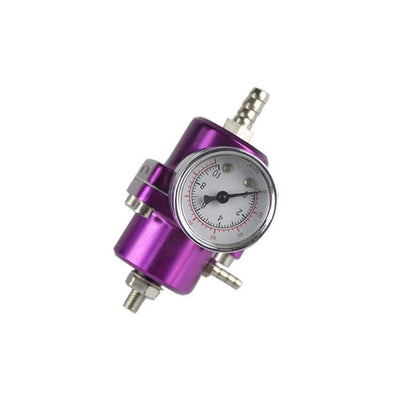Universal Adjustable Fuel Pressure Regulator Gauge 0-140 PSI EF EG EK D16