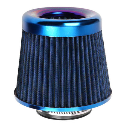 Universal 76mm High Performance Cold Air Filter Clamp-On Air Intake Filter Washable Filter