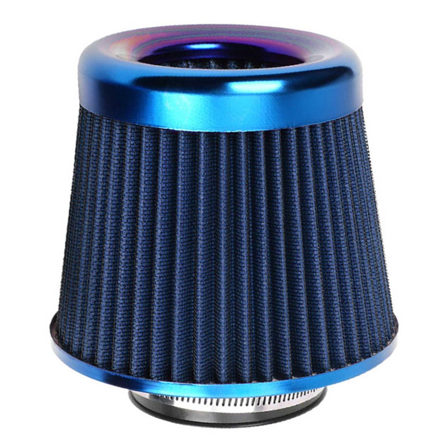 Universal 76mm High Performance Cold Air Filter Clamp-On Air Intake Filter Washable Filter