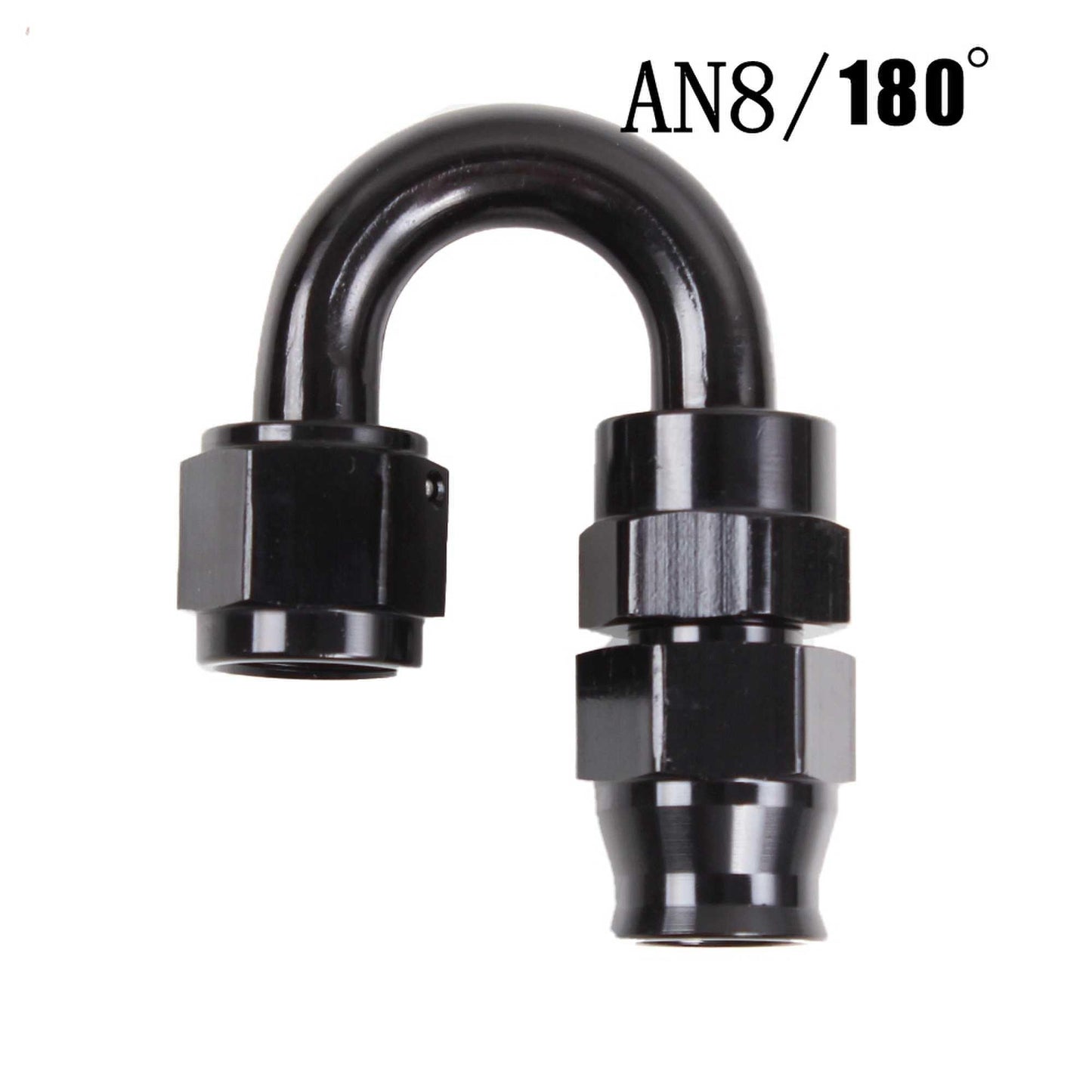 AN6 AN8 AN10 Straight 45 90 180 Degree Oil Fuel Swivel Hose End Fitting Oil Hose End Adaptor Kit