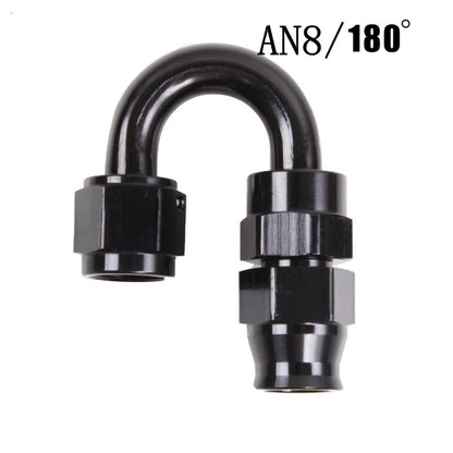 AN6 AN8 AN10 Straight 45 90 180 Degree Oil Fuel Swivel Hose End Fitting Oil Hose End Adaptor Kit
