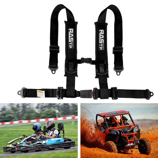 4 Point Seat Belt Harness with 2 Inch Sponge Padding