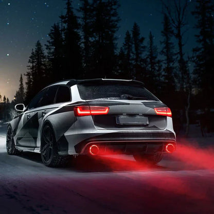 Universal Car Luminous Tail Throat LED Flaming Luminous Silencer Exhaust Tips