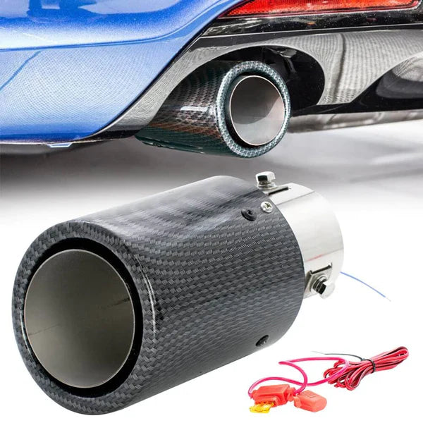 Universal Car Luminous Tail Throat LED Flaming Luminous Silencer Exhaust Tips
